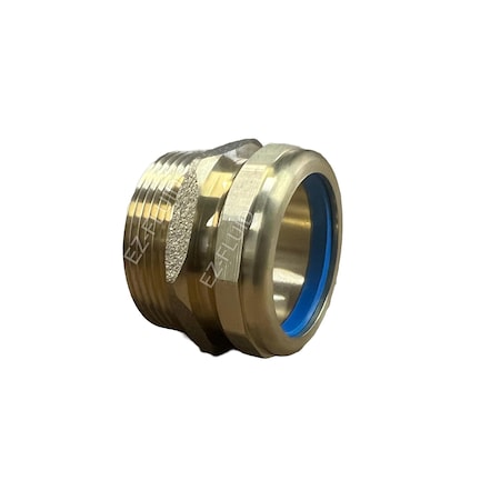 Ez-Fluid 1-1/2in SJ.Male Waste Connector Brass EZWCM